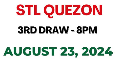 stl quezon actual 2nd draw result today live|STL Quezon 2nd draw result today live 30 August 2024 .